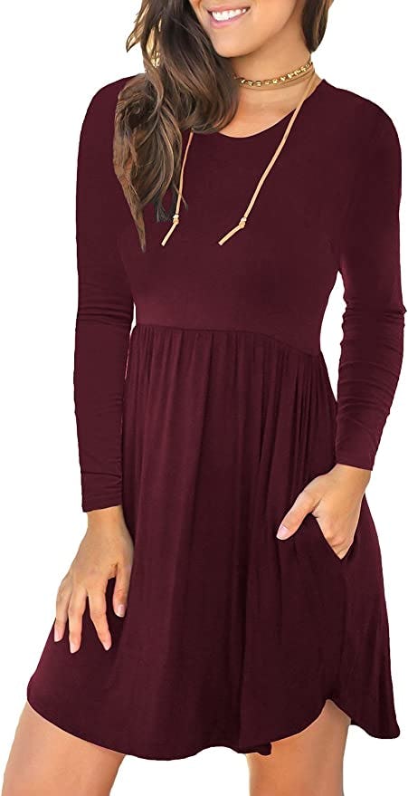 LONGYUAN Long Sleeve Dress