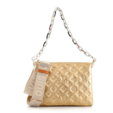 Louis Vuitton gold Coussin PM bag