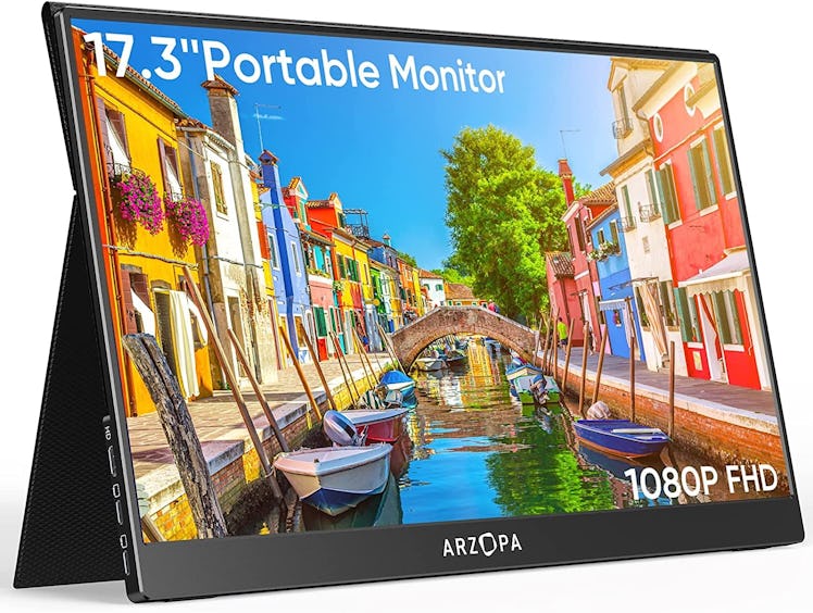 This 17-inch portable monitor offers a larger display.