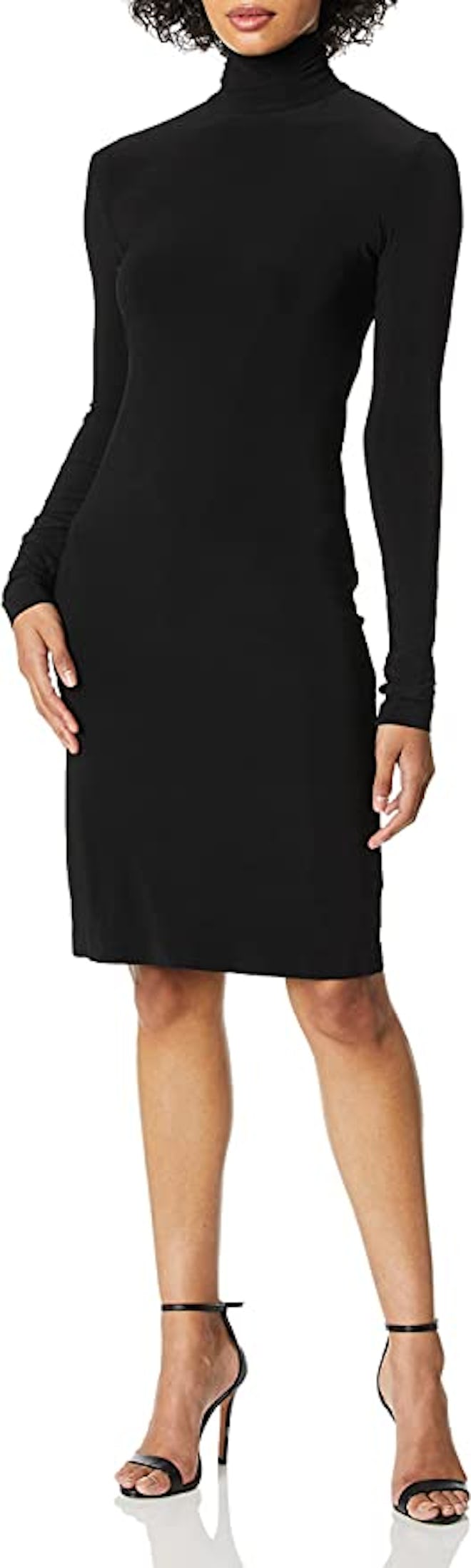 Norma Kamali Slim Fit Turtle Dress