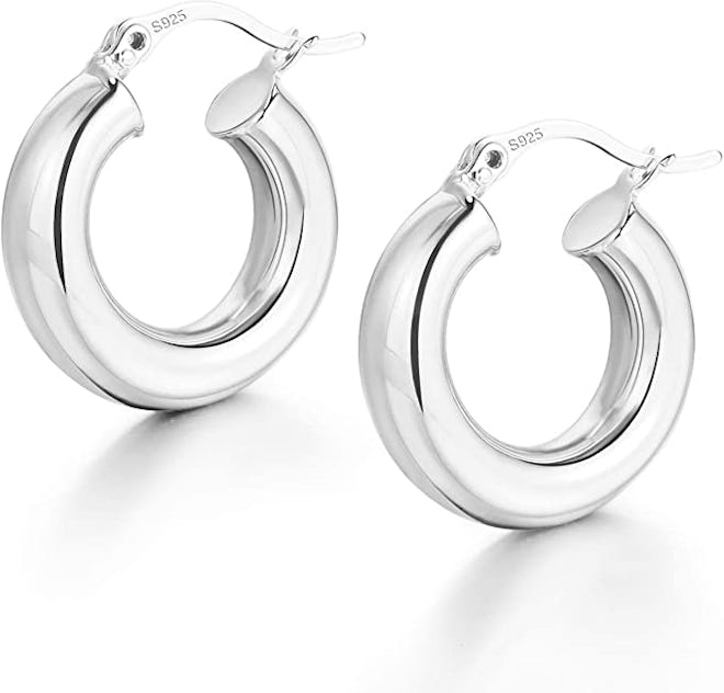 LANCHARMED Chunky Hoop Earrings