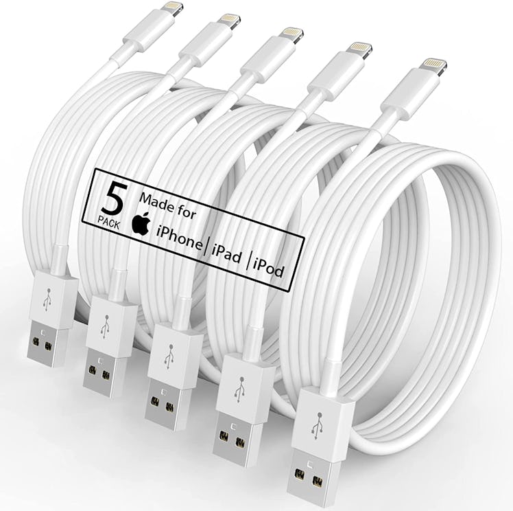 VODRAIS Fast Charging Cord for iPhone (5-Pack)