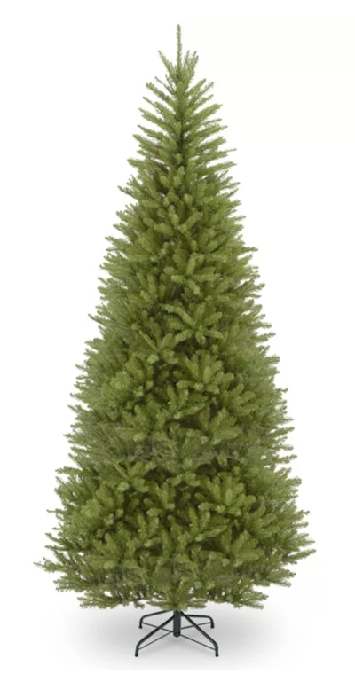 This Jack Green 6.5' Artificial Christmas Tree is a flame-retardant artificial tree.