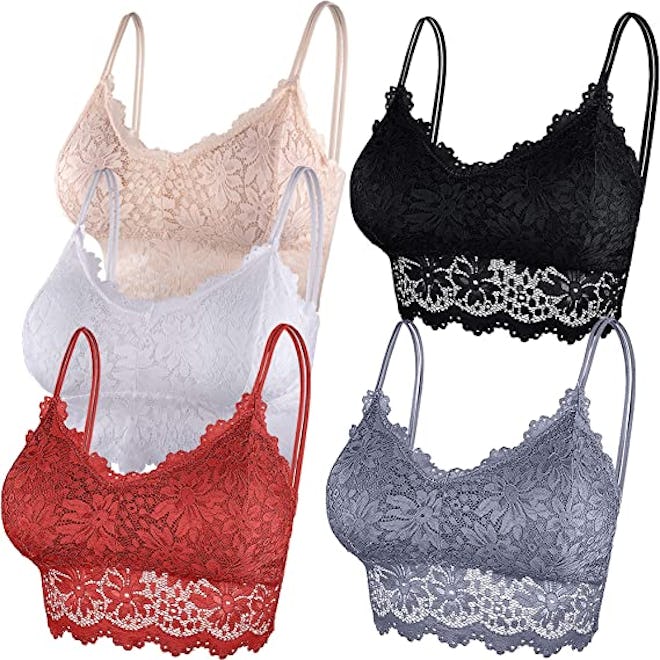 Duufin Lace Bralettes (5-Pack)