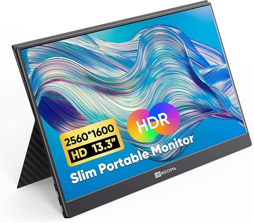 This 13-inch portable monitor is compact and features 4K resolution.