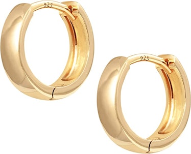 PAVOI 14K Gold Plated Huggie Earrings