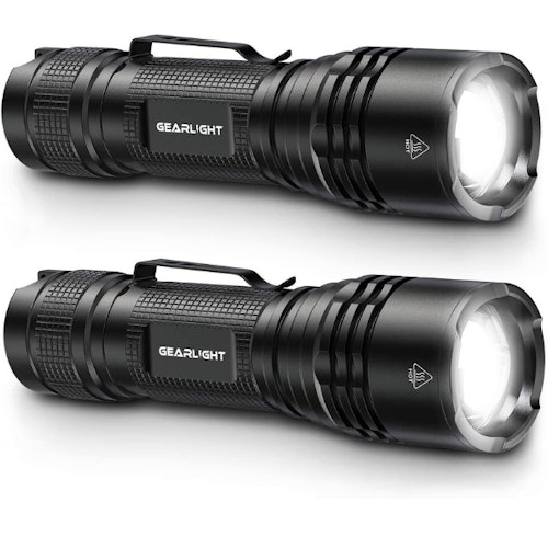 GearLight TAC LED Flashlight (2-Pack)