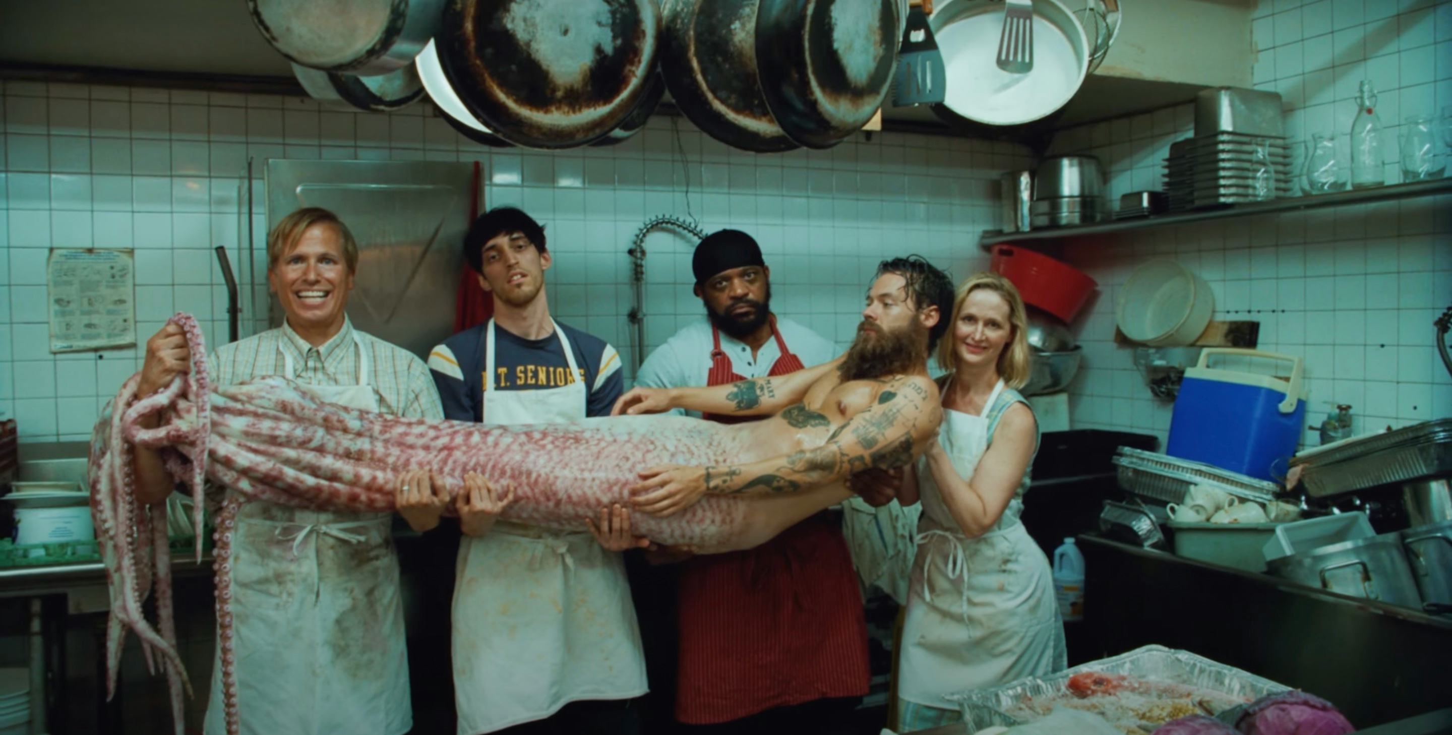 Screenshot of Harry Styles' "Music for a Sushi Restaurant" music video.