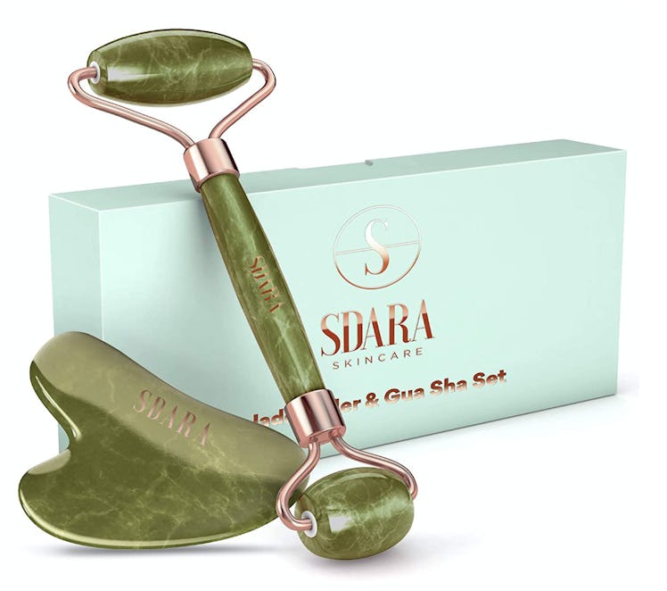 Sdara Skincare Jade Roller & Gua Sha Set