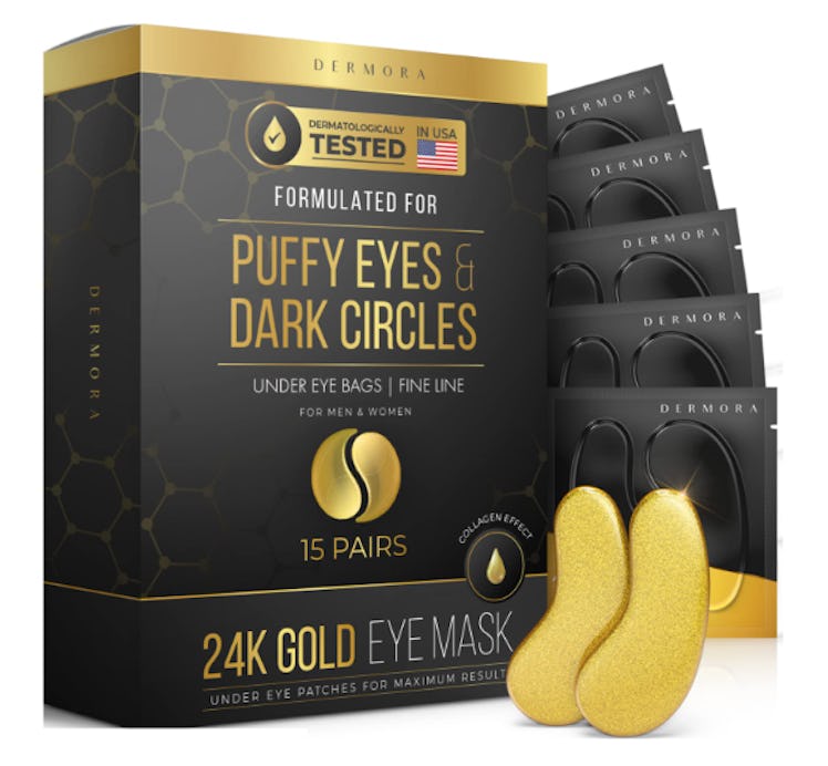 DERMORA 24K Gold Eye Mask (15-Pack)