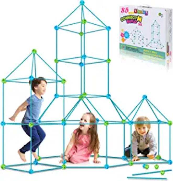 This Obuby Kids Fort Building Kit is one of the best building toys for kids.