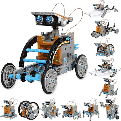 The Sillbird STEM Solar Robot Toy is one of the best building toys for kids.