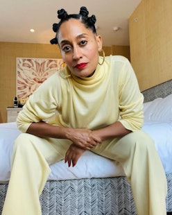 tracee ellis ross yellow outfit