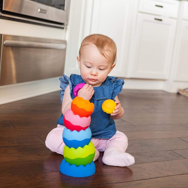 The Fat Brain Toys Tobbles Neo is one of the best building toys for kids.