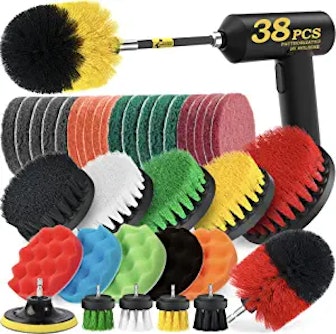 Holikme Drill Brush Attachments Set (38-Pieces)