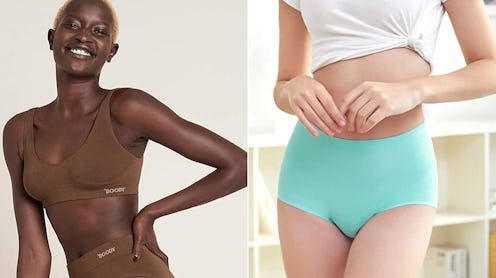 Boody Body EcoWear Seamless Stretch Bamboo Bra and FallSweet No-Show High Waist Brief