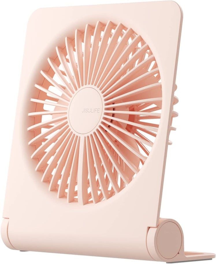 JISULIFE Small USB-Rechargeable Desk Fan