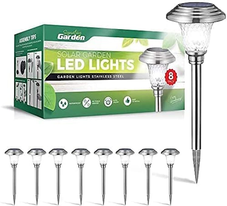 Signature Garden Solar Garden Lights (8-Pack)