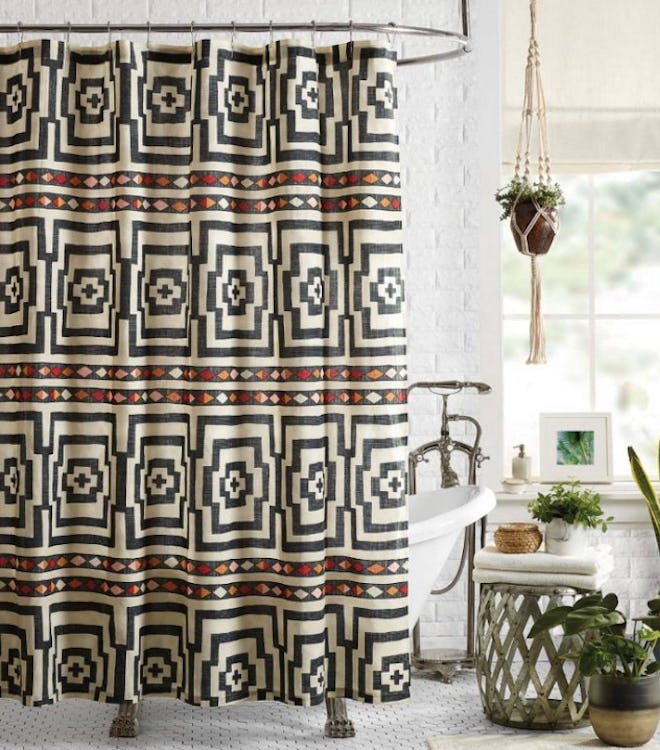 Patterned Shower Curtain