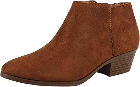 Soda Chance Closed Toe Ankle Booties