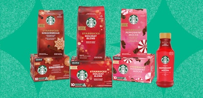Starbucks' Gingerbread ground coffee and K-Cups are so festive.