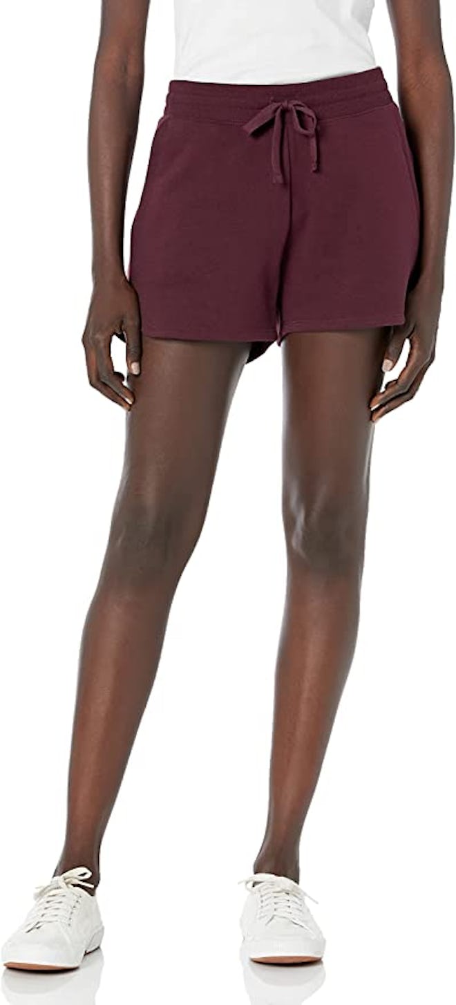 These French terry sweat shorts are cute and basic.