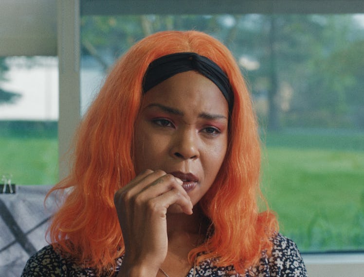 Film still from The African Desperate, by Martine Syms, featuring Cinematography by Daisy Zhou.