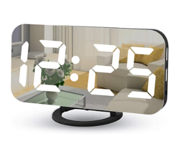 Poeroa LED Mirror Electronic Clock