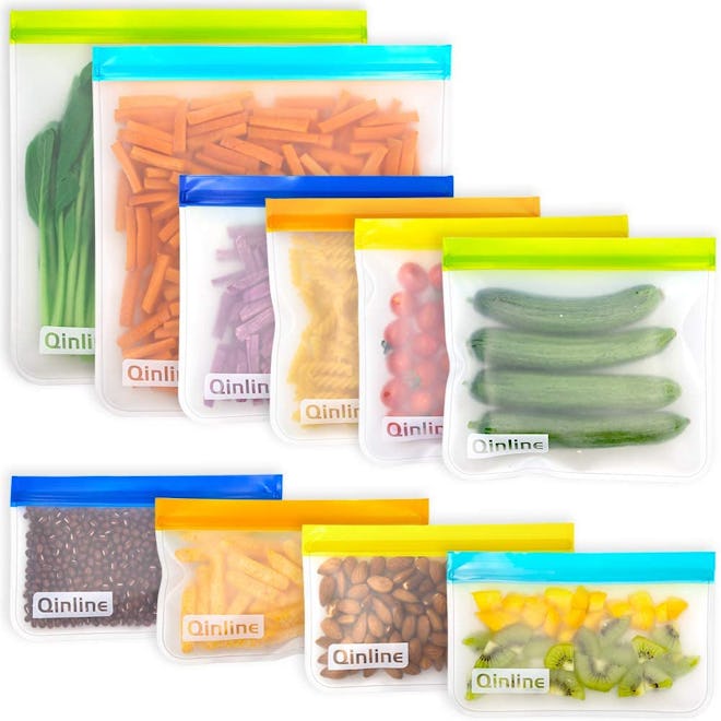 Qinline Reusable Storage Bags (10 Pack)