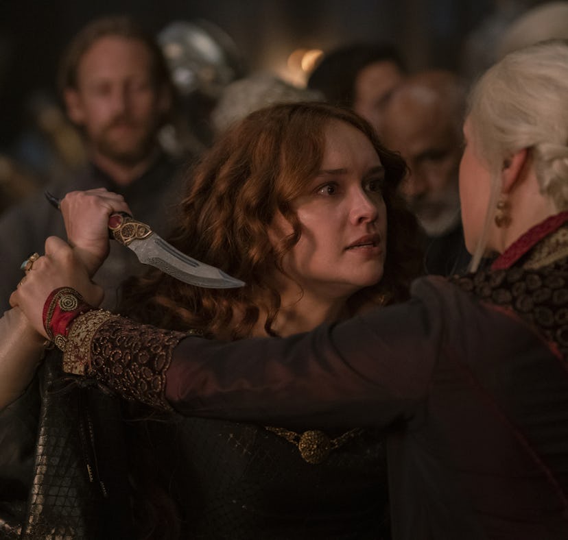 Olivia Cooke as Alicent Hightower in House of the Dragon