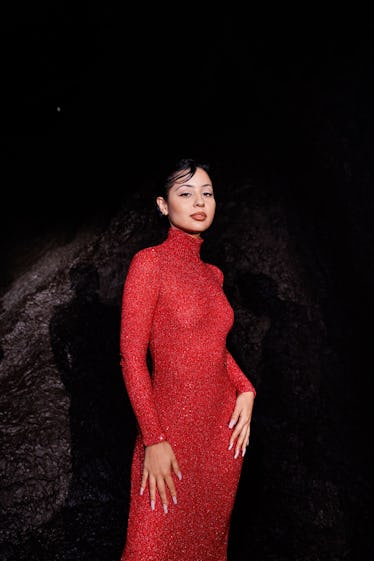 Alexa Demie at the Balenciaga show