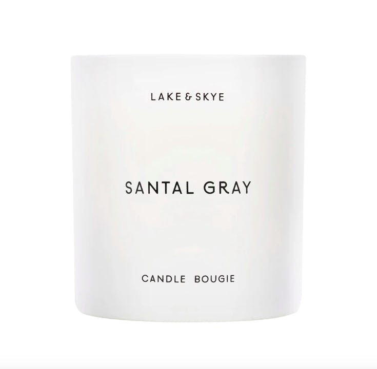 Lake &amp; Skye Santal Gray Candle
