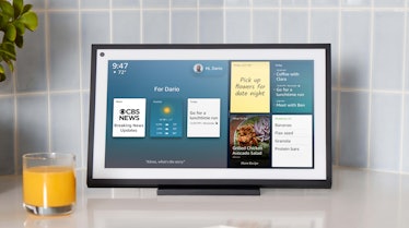 The Echo Show 15 on a countertop.