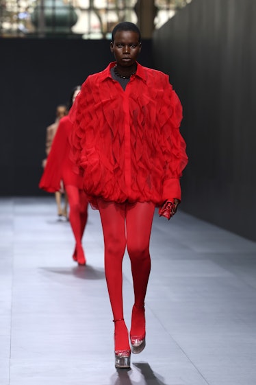 Valentino Spring 2023 Paris Fashion Week Review: Haute Logomania