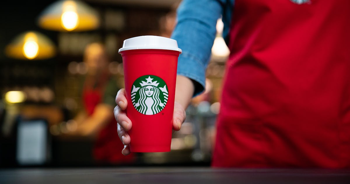 Celebrating 25 years of Starbucks (mostly) red holiday cups