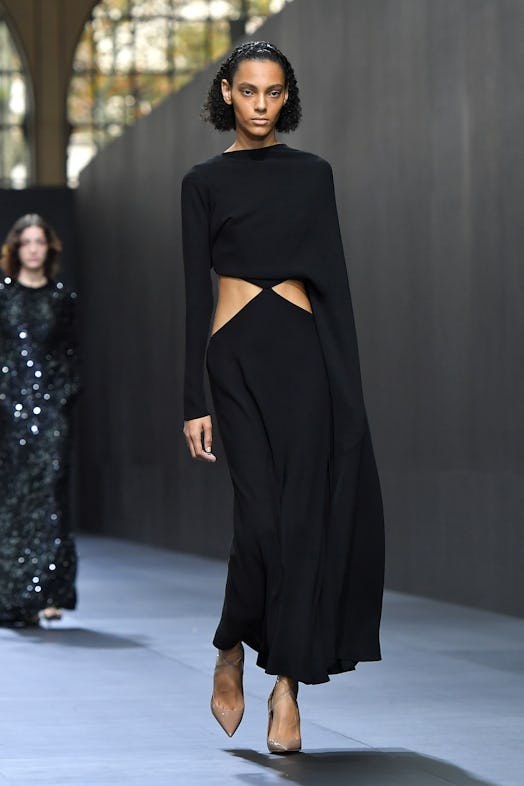  A model walks the runway during the Valentino Womenswear Spring/Summer 2023 show as part of Paris F...