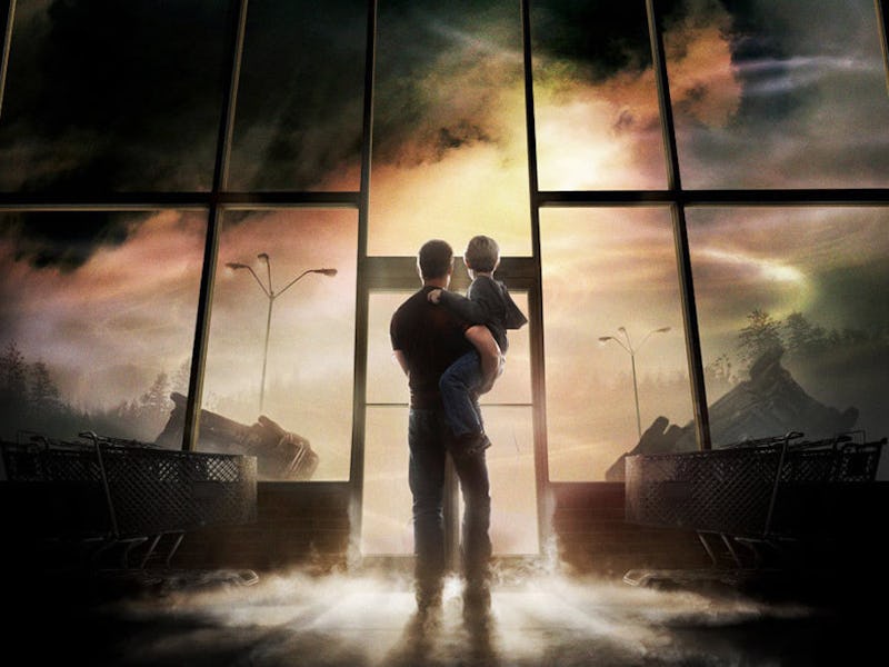 The poster for the stephen king movie the mist