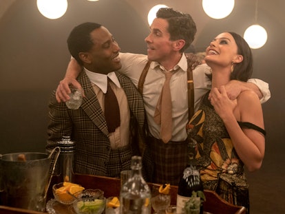 John David Washington, Christian Bale and Margot Robbie in 'Amsterdam.'
