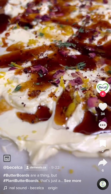 This Middle Eastern take is one of the vegan butter board recipes on TikTok. 