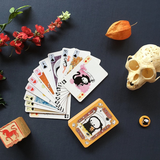 Etsy card game for halloween in a round up of ideas for Halloween games for adults