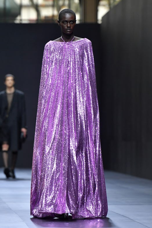  A model walks the runway during the Valentino Womenswear Spring/Summer 2023 show as part of Paris F...