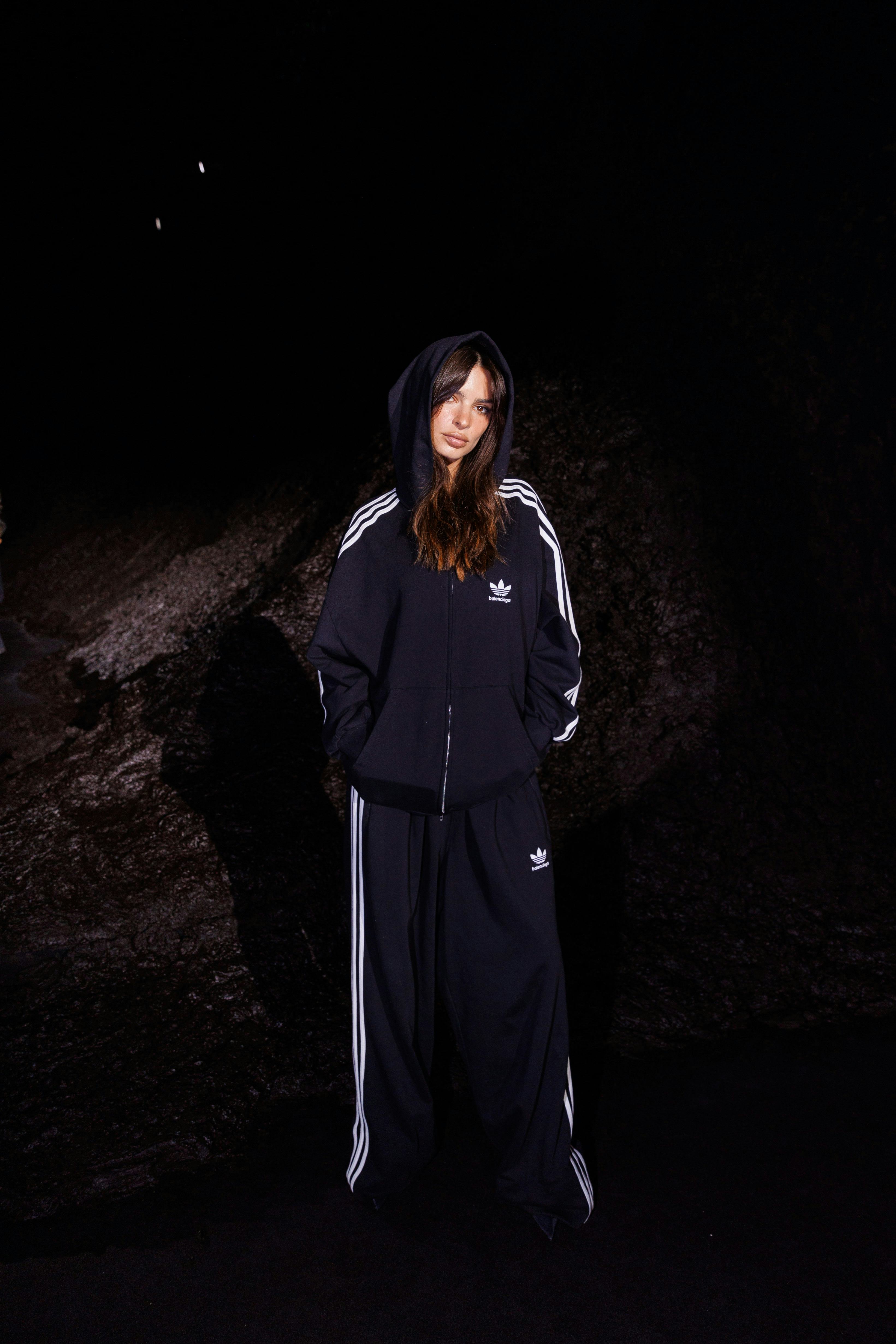 Emily Ratajkowski at the Balenciaga show