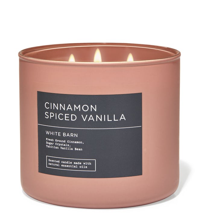 White Barn Cinnamon Spiced Vanilla 3-Wick Candle