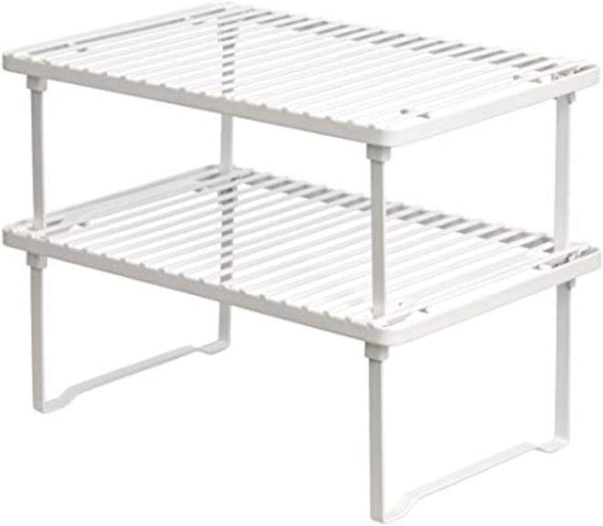 Amazon Basics Stackable Kitchen Cabinet Shelves (2-Pack)