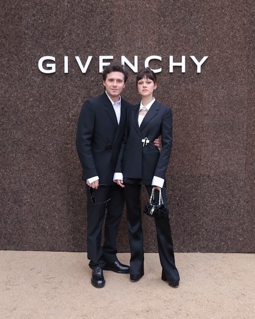 Nicola Peltz and Brooklyn Beckham at Givenchy Spring/Summer 2023 show