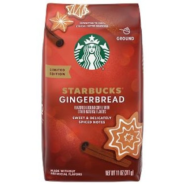 Starbucks' Gingerbread Ground Coffee and K-Cups are so festive.