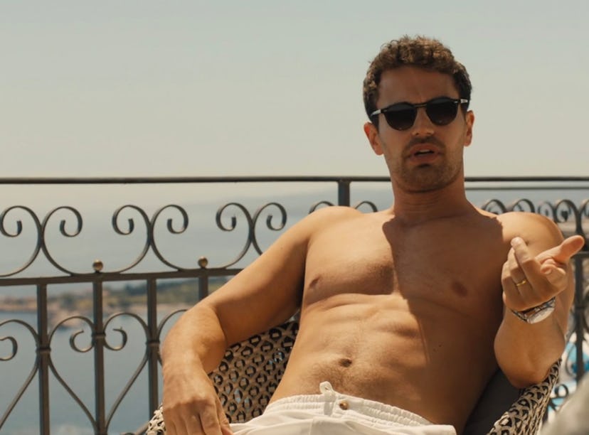 Theo James' naked scene in 'The White Lotus' Season 2 premiere was originally more NSFW.