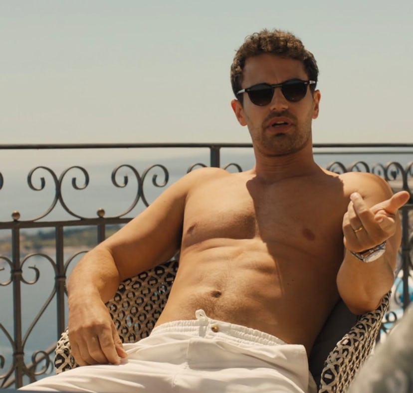 Theo James' naked scene in 'The White Lotus' Season 2 premiere was originally more NSFW.