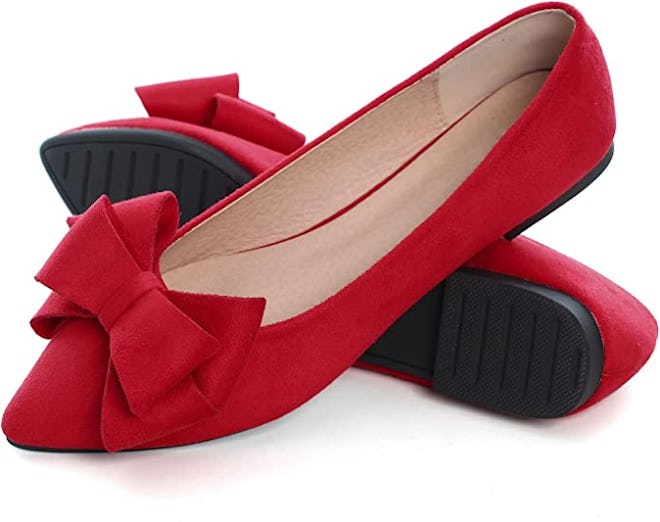 SAILING LU Bow-Knot Ballet Flats