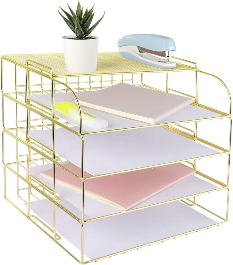 Spacrea 4-Tier Letter Tray